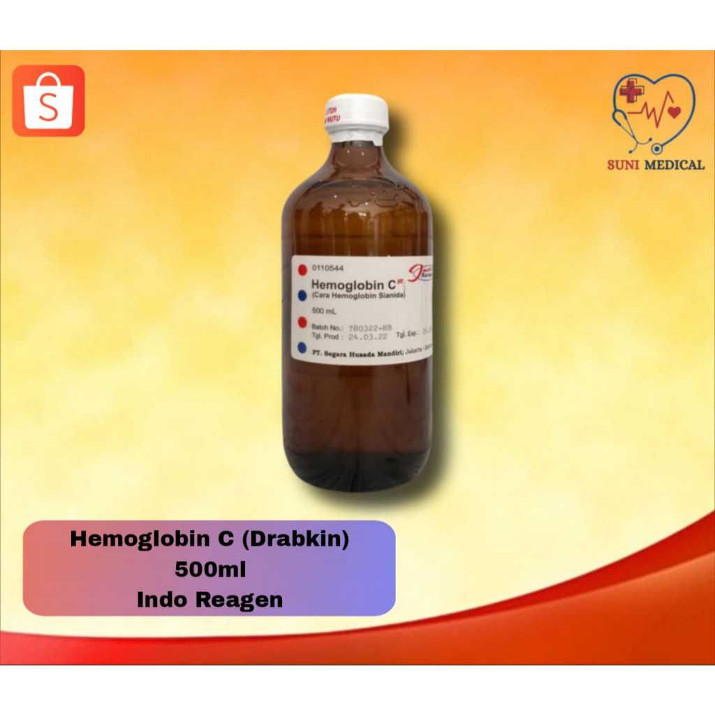 Hemoglobin C / Drabkin / Hemoglobin C 500ml Indo Reagen