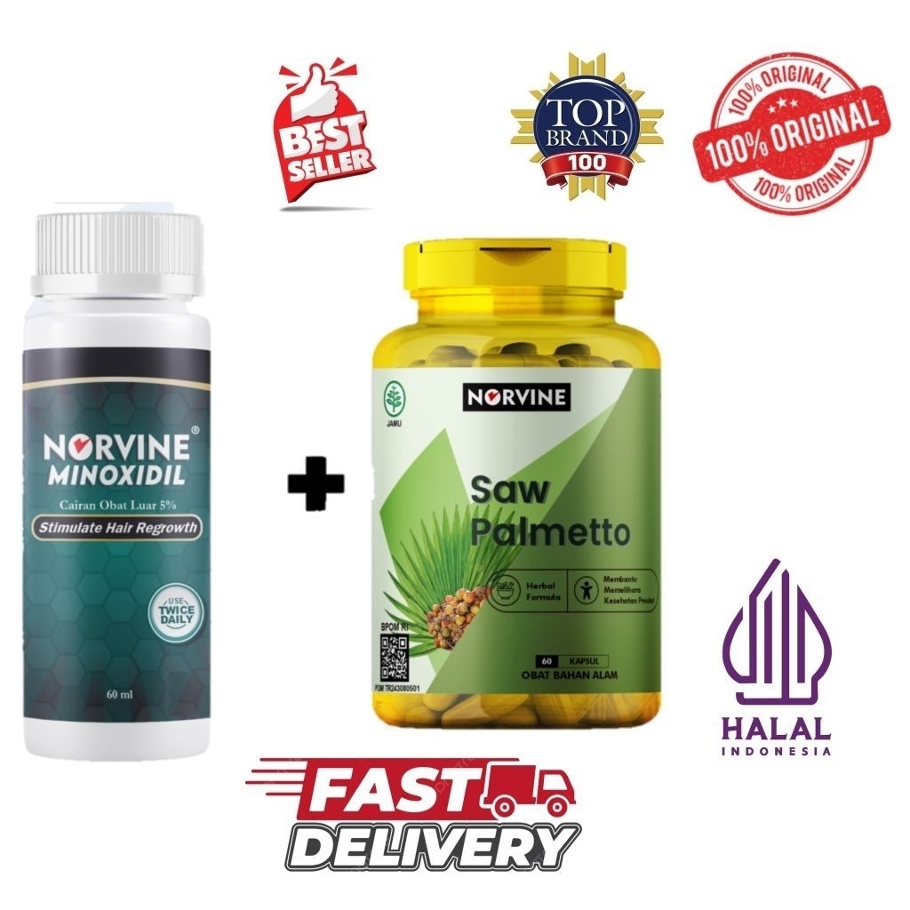 norvine minoxidil+ Saw palmetto