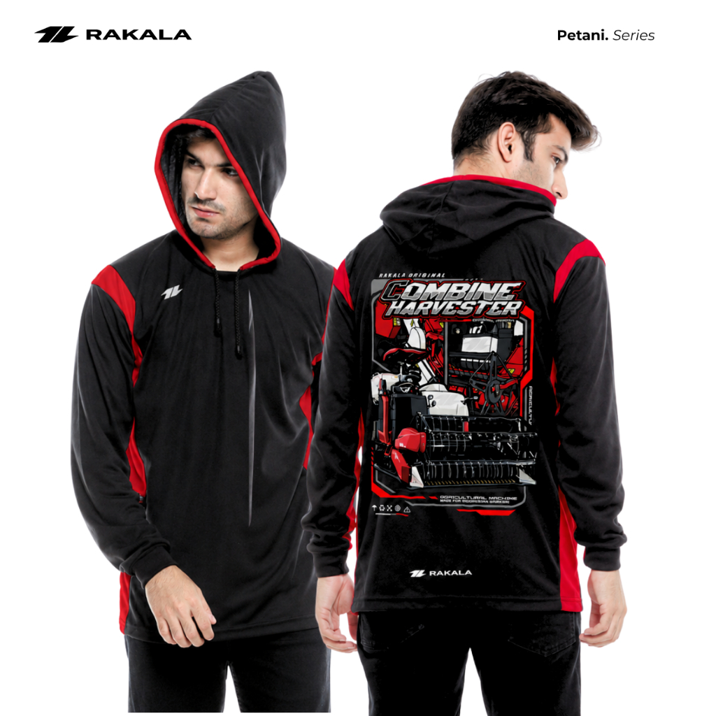 RAKALA - Kaos Kerja Combine Harvester Operator Kaos Mesin panen Sawah - Petani Series