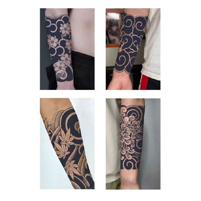 Tato Semi Permanen -Tattoo Temporer / Tato Lengan Anti Air Full Color Tato Fruit Ink