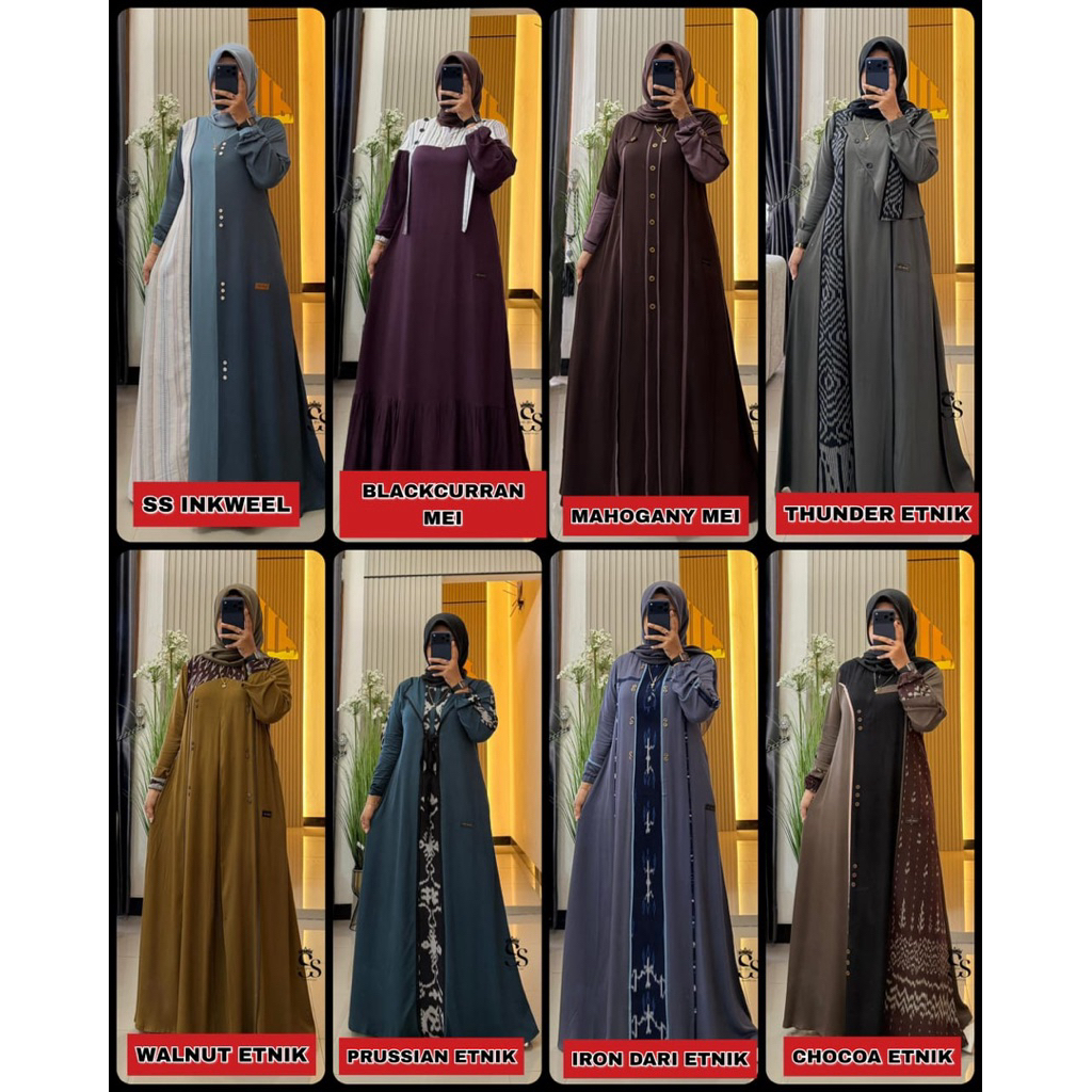 Lounching Gamis Twill Uniqlo ori SaulinStore Mei Series 2026 || New
