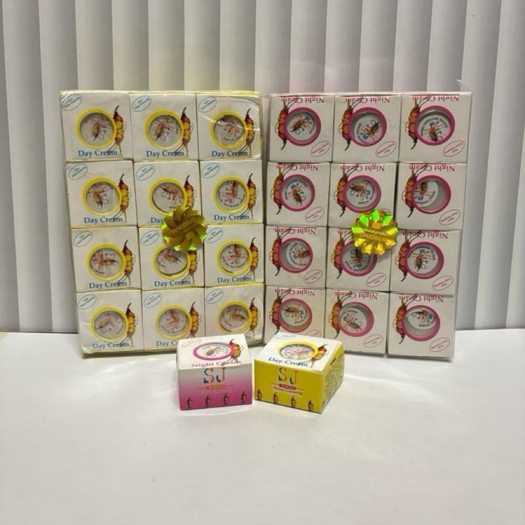 12 PCS Cream Sj Super Extra Ginseng Siang & Malam Original Melembabkan