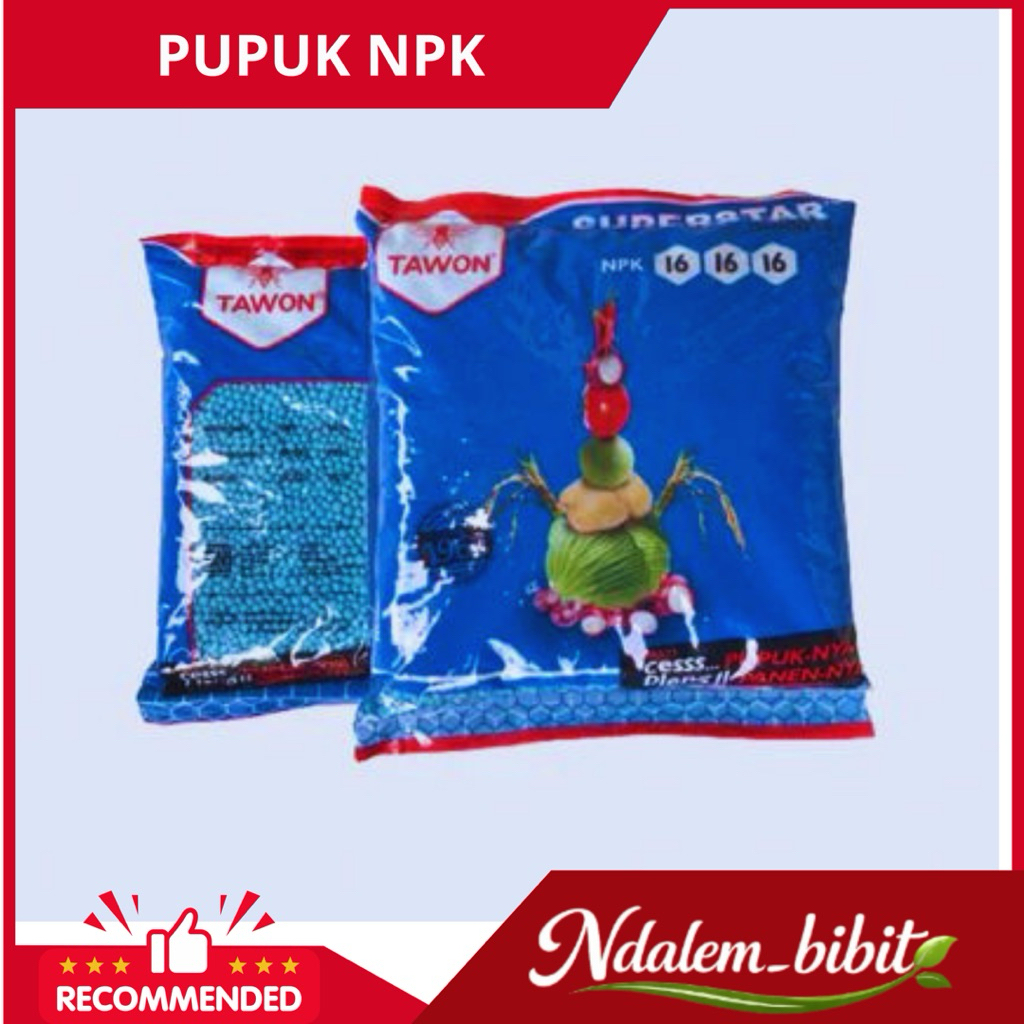 PUPUK NPK TAWON 161616 UNTUK PEMBUNGAAN & PEMBUAHAN - Reepack 100g