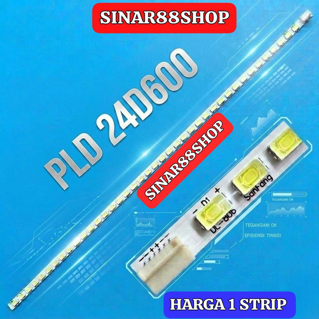 BACKLIGHT TV POLYTRON 24 Inch PLD 24D600 BL LAMPU PENERANGAN BEKLITE CAHAYA 24" 24inch