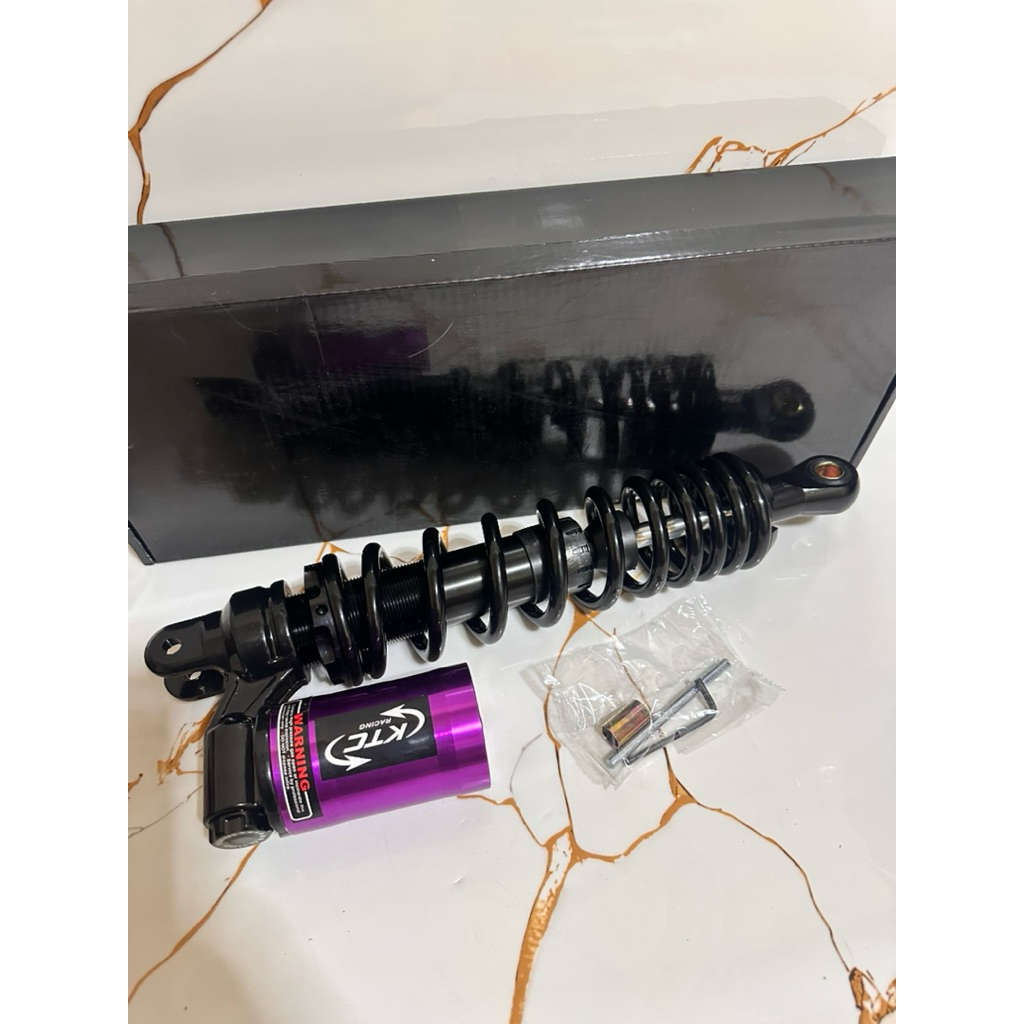 New ~ Shockbreaker Belakang Copy KTC RACING (KW) Model Apex Black Purple  Series  Shock Single Tabun
