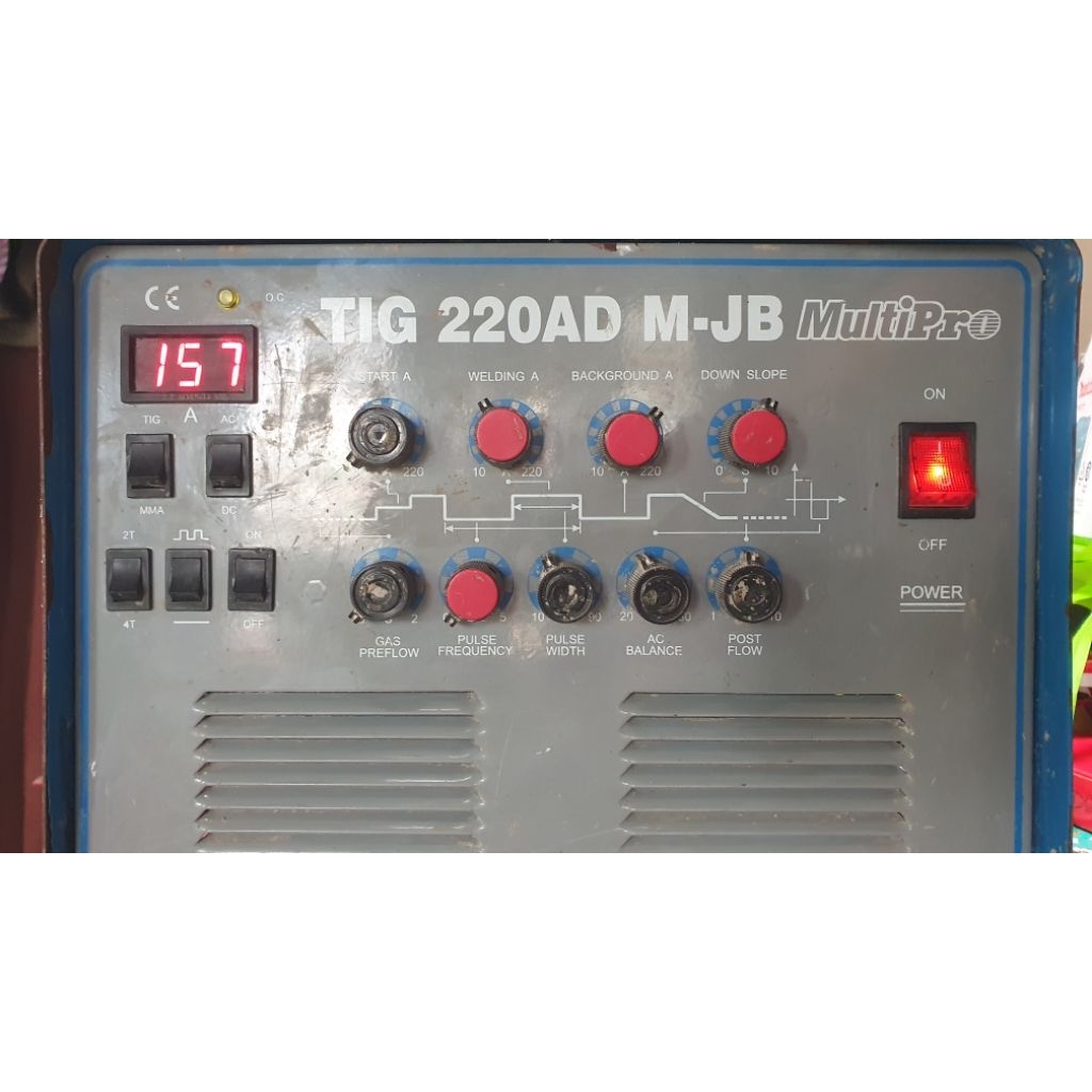 LAS TIG MMA ACDC MULTIPRO TIG 220 AD MJB