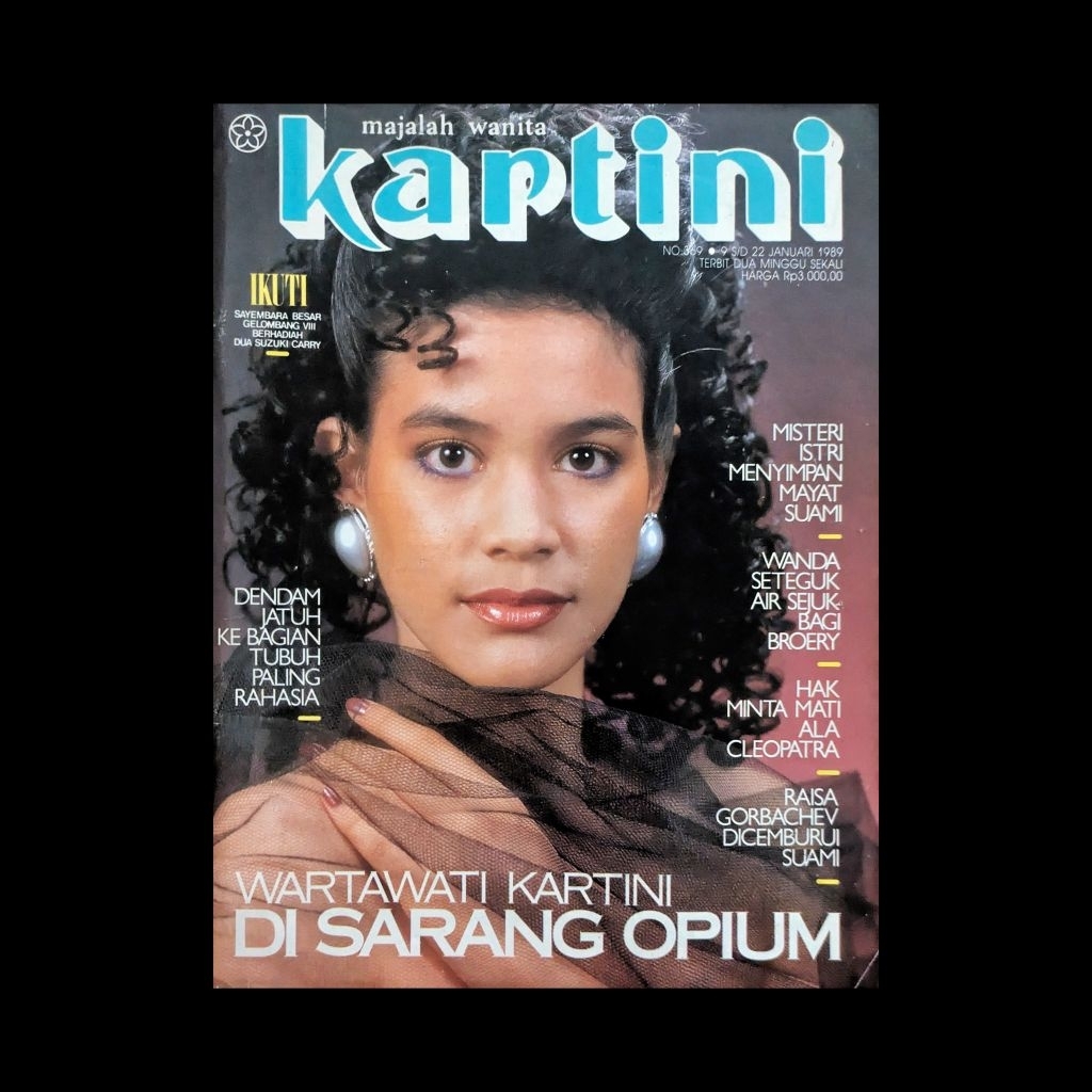 Majalah Kartini, No. 639/1989 - Cover: Regina // Suku Sakai - Nia Sarinastiti - Irma Soetrisno - Cle