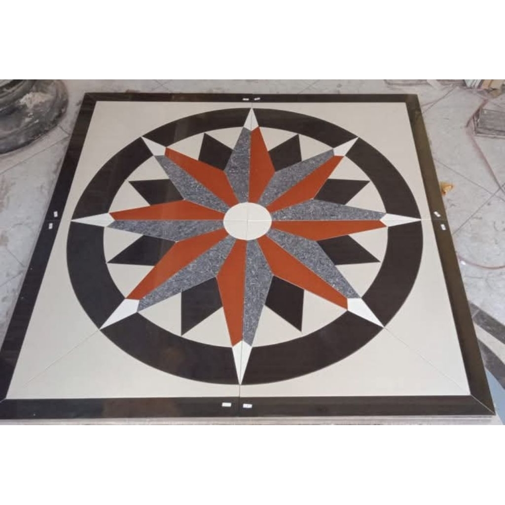 Granit Pola Motif Cakra Ukuran 120x120