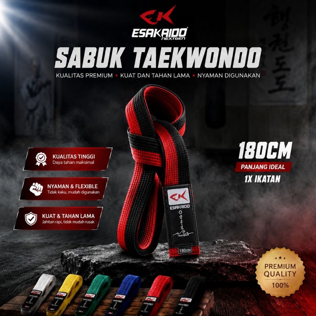 ESAKAIDO - SABUK TAEKWONDO STANDAR