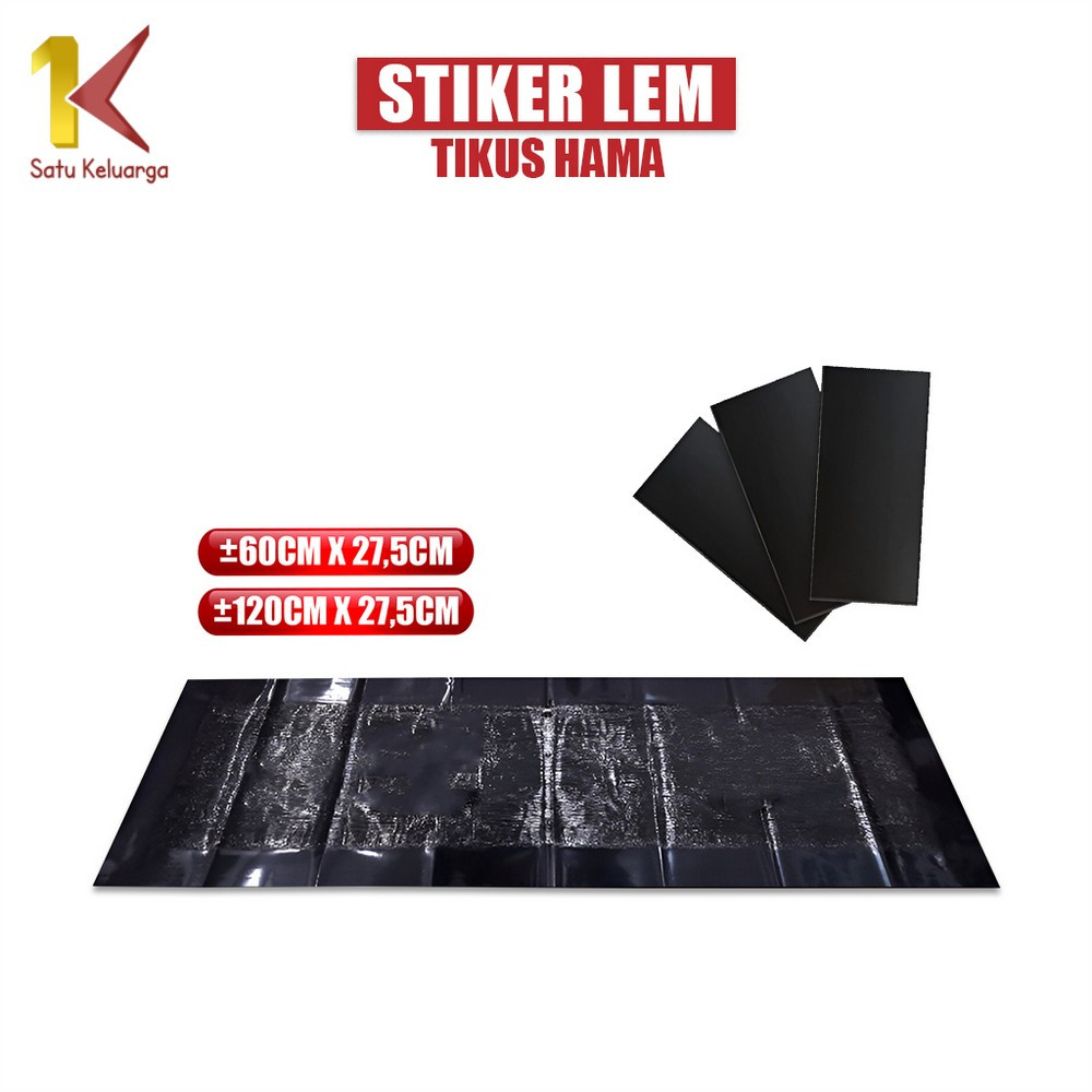 Satu Keluarga Lem Perangkap Tikus 0.6/1.2M C1103 Sticky Rat Stiker Lem Tikus Jumbo Super Lengket