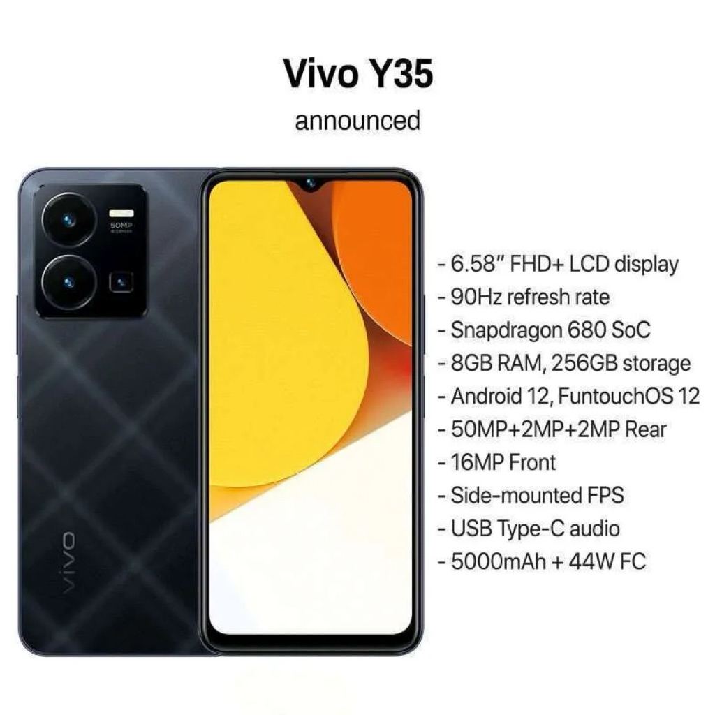 VIVO Y35 128gb Ram 8+8