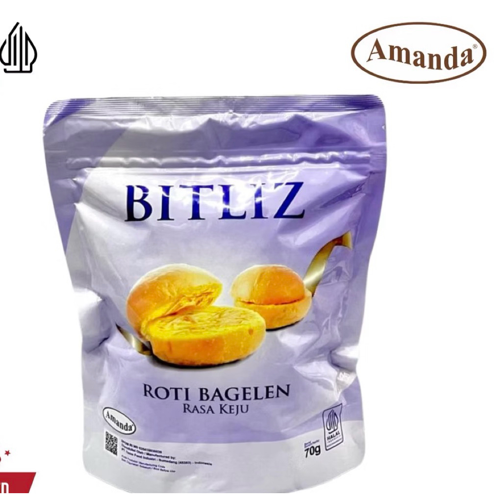 Amanda Bagelan Bitliz bagelan keju / Brownies bites 70 gram