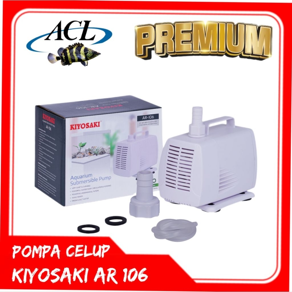 POMPA CELUP KOLAM KIYOSAKI AR 106 WATER PUMP KOLAM IKAN