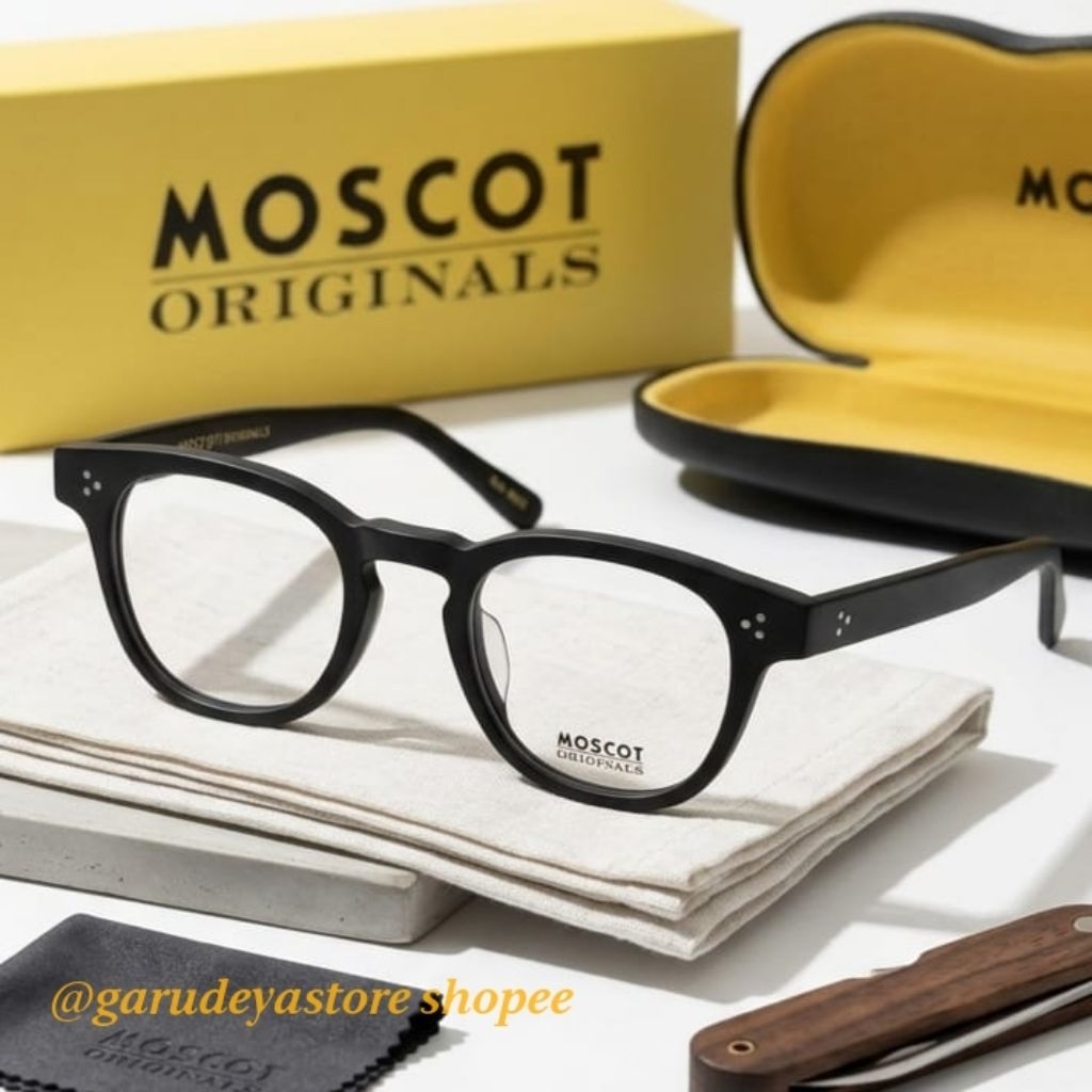 Frame Kacamata Minus MOSCOT DUDEL Photocromic Blueray Bluecromic
