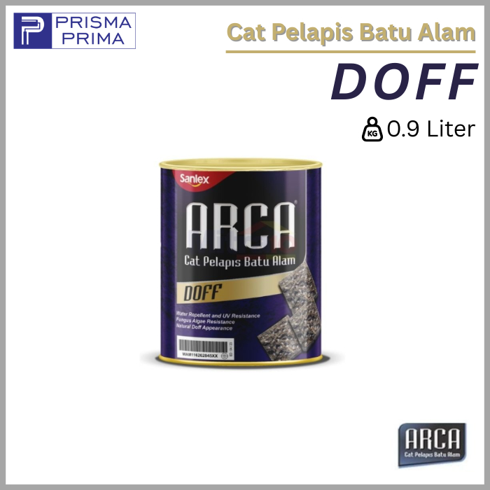 Arca Dof Cat Pelapis Batu Alam Stone Coating Doff Matte
