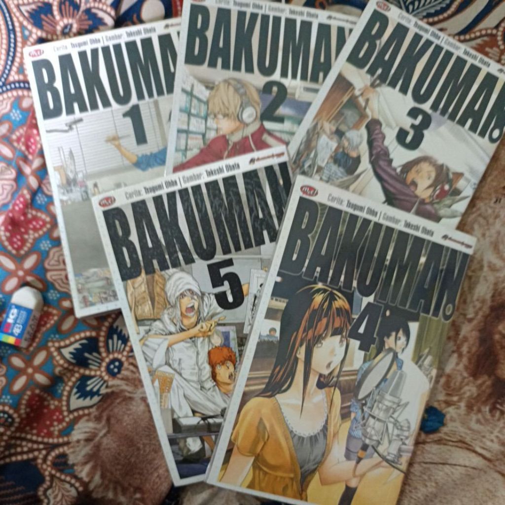 Komik Bakuman Set 1-5