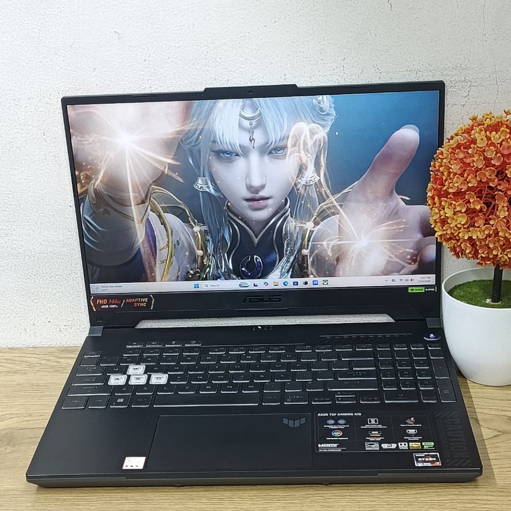 Laptop ASUS TUF GAMING A15 FA507NV AMD RYZEN 7 7735HS VGA RTX 4060 (8GB) RAM 16GB | SSD 512GB
