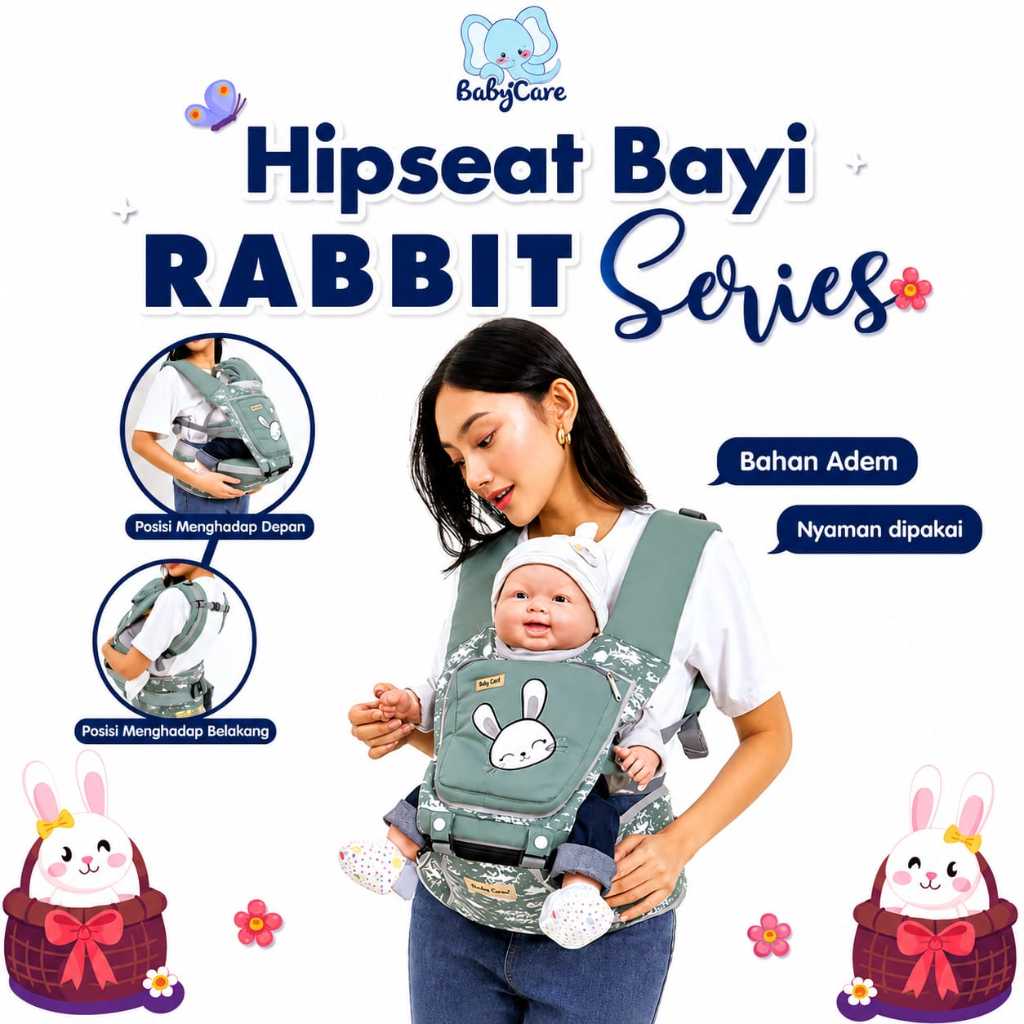Baby Care - Gendongan Ransel Hipseat Rabbit Hipseat Rabbit