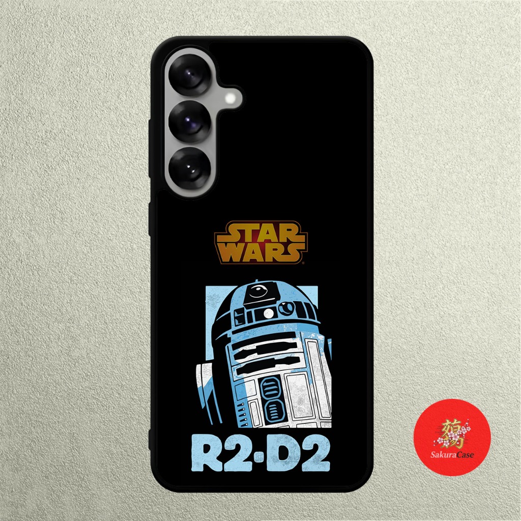 Case SAMSUNG A57 A56 A37 A36 A50 A50 A51 A52 A53 A54 A55 Rubber Softcase R2 D2 Robot Star Wars