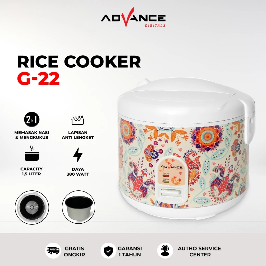 RICE COOKER ADVANCE G-22