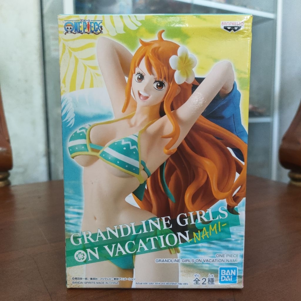 Banpresto Nami One Piece Action Figure Grandline Girls on Vacation Ver. A Bandai