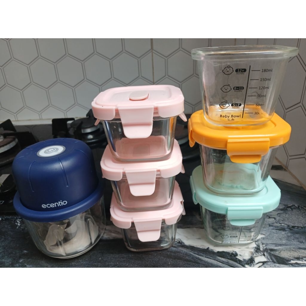 (BACA DESKRPSI) WADAH MPASI % BLENDER MPASI