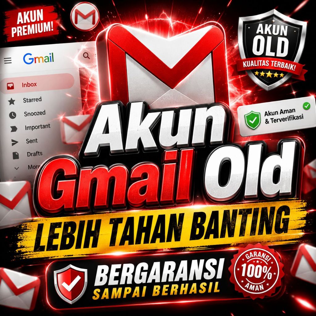 Jual Akun Gmail Old Siap Pakai | Lebih Tahan Banting | Aman | Bergaransi Sampai Berhasil