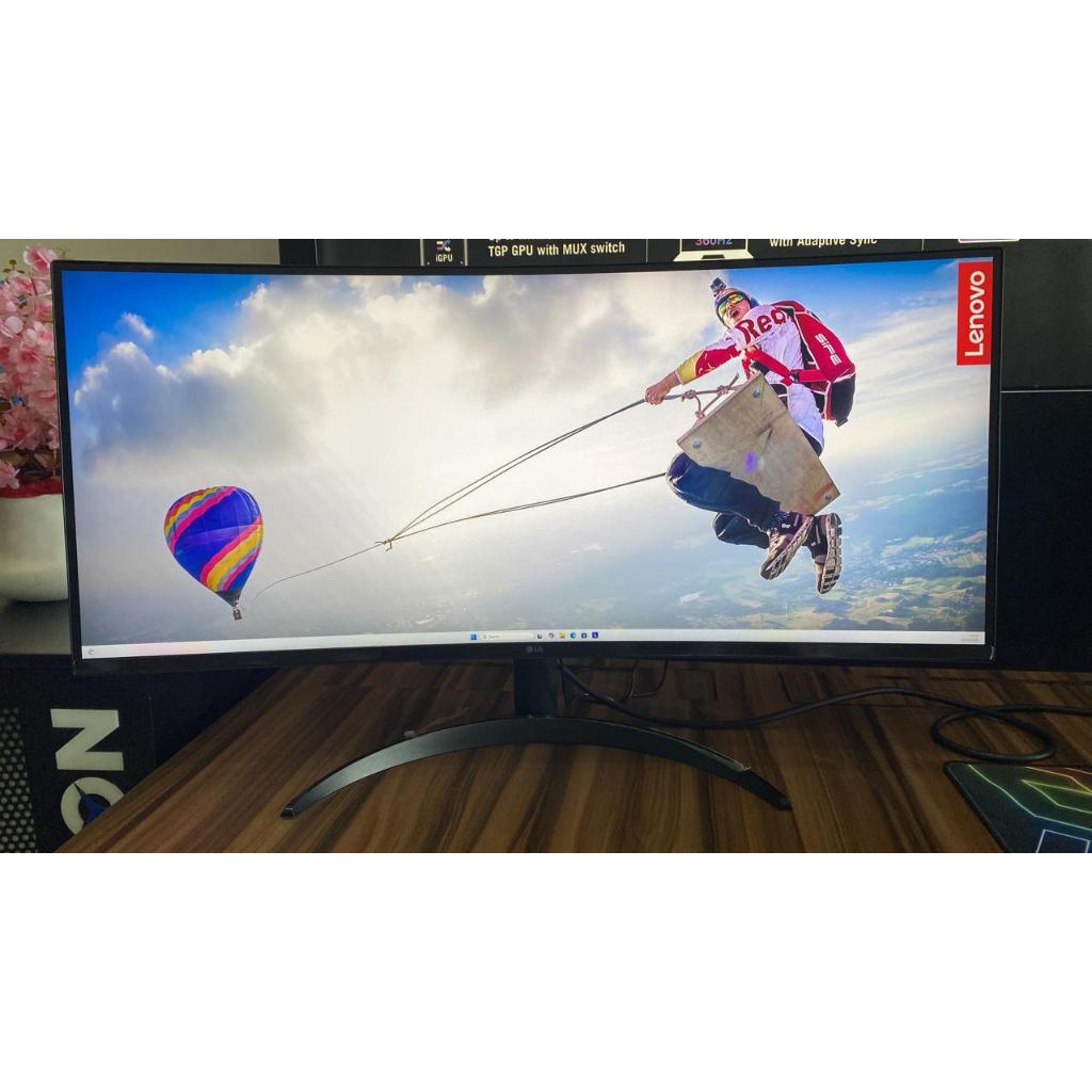 Bekas Kantor Pemakaian 7 hari Monitor LG  34" Curved Ultrawide QHD FreeSync 34WR50QK-B