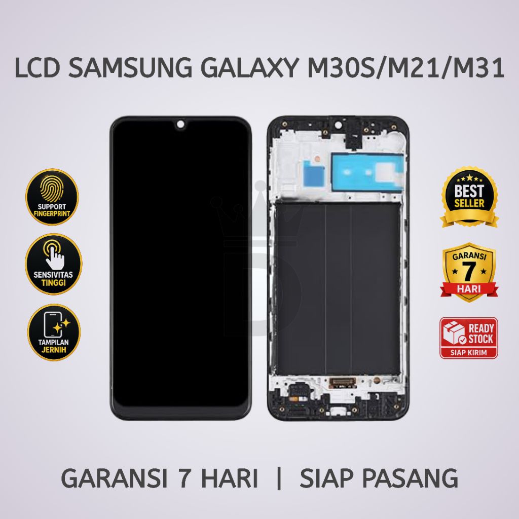 LCD TOUCHSCREEN SAMSUNG M21/M31/M30S OLED FULLSET + FRAME