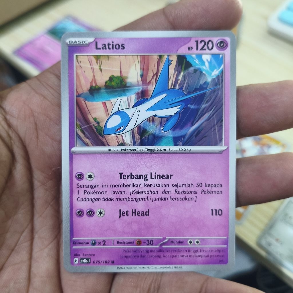 latios tcg pokemon / kartu pokemon