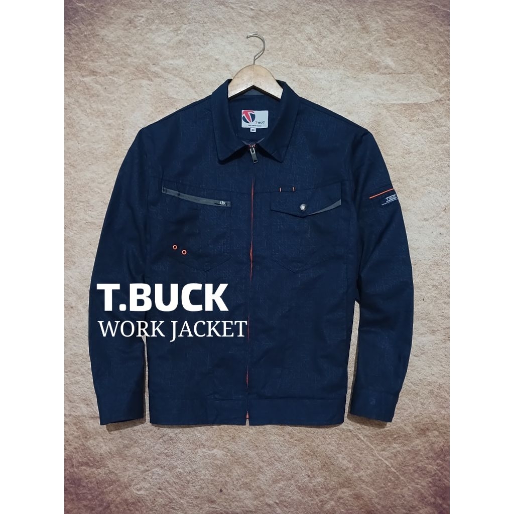 jaket work T-BUCK bahan tebal bekas pakai recomend