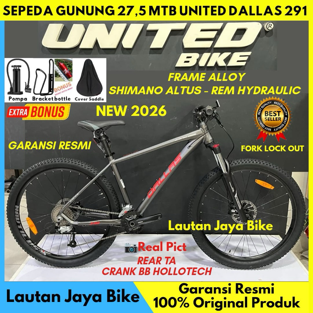 Sepeda Gunung MTB 27.5 UNITED MONANZA 4.30 MIAMI 3.0 NEW