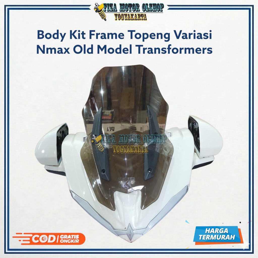 TAMENG DEPAN NMAX 2018 NMAX OLD LAMA PUTIH WHITE SPION NMAX VISOR NMAX ASSY