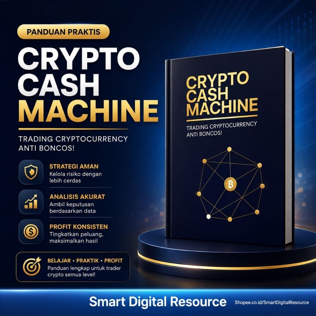 Crypto Cash Machine: Trading Cryptocurrency Anti Boncos Sarjana Crypto - Belajar Dunia Crypto paling