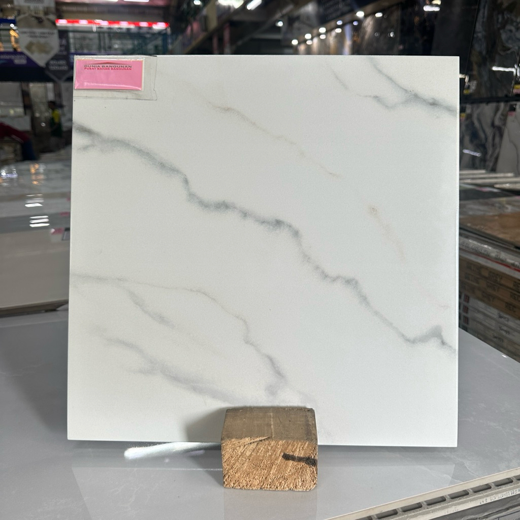 Keramik Lantai Dinding 40x40 Carara Asia Tile Madrid Grey Keramik Glossy Carara
