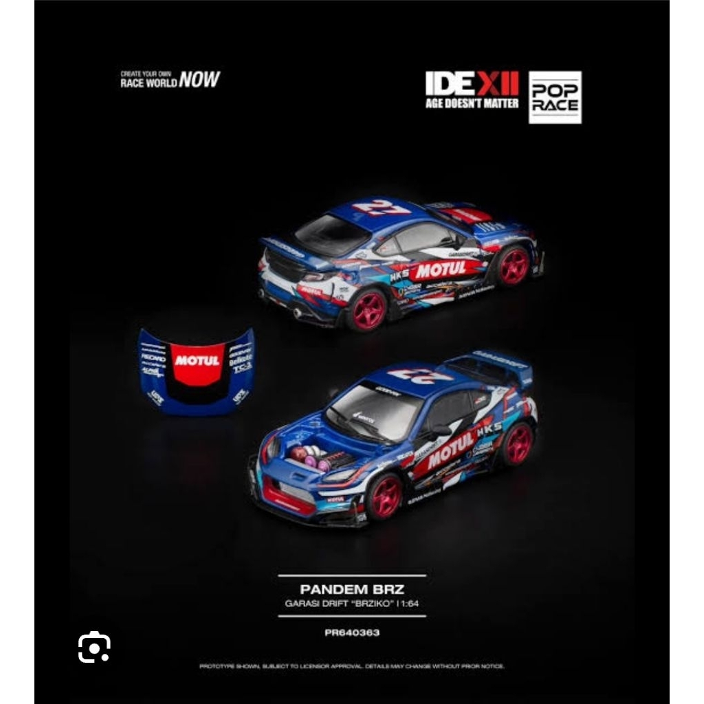 Pop race pandem BRZ brizko  garasi drift IDE 2025