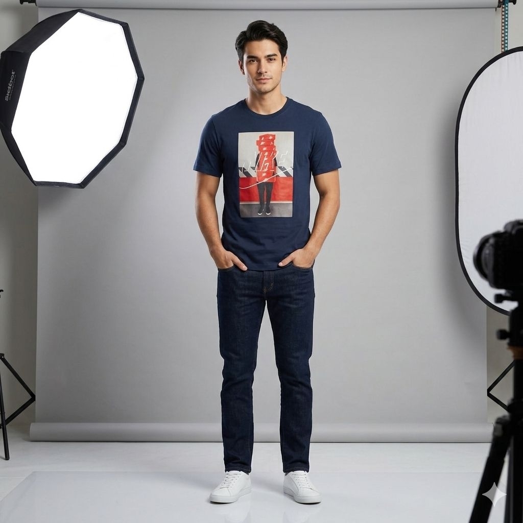 Nike Sportswear Short Printing Casual T-shirt