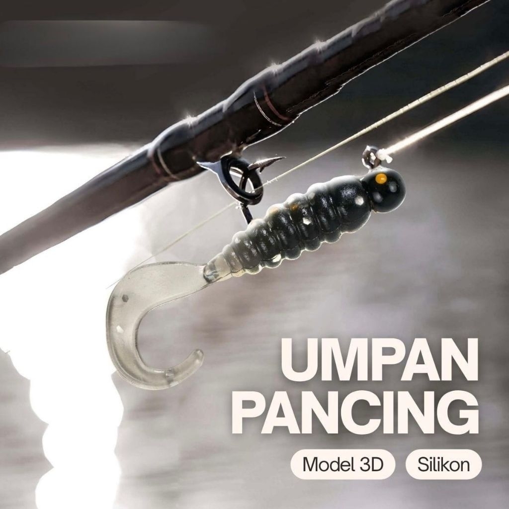 Hengjia Umpan Pancing Cacing Soft Bait Fishing Lure