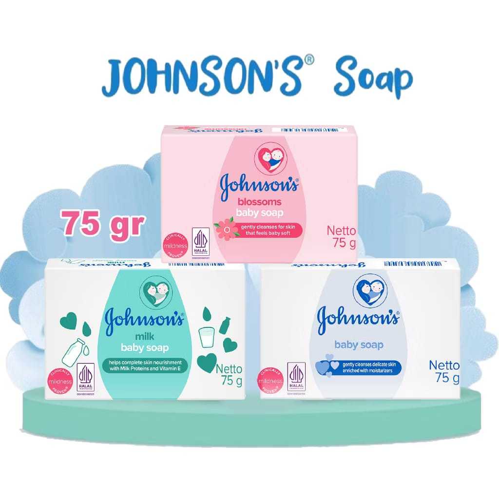Johnson's Baby Soap 75g Sabun Batangan Bayi Johnson