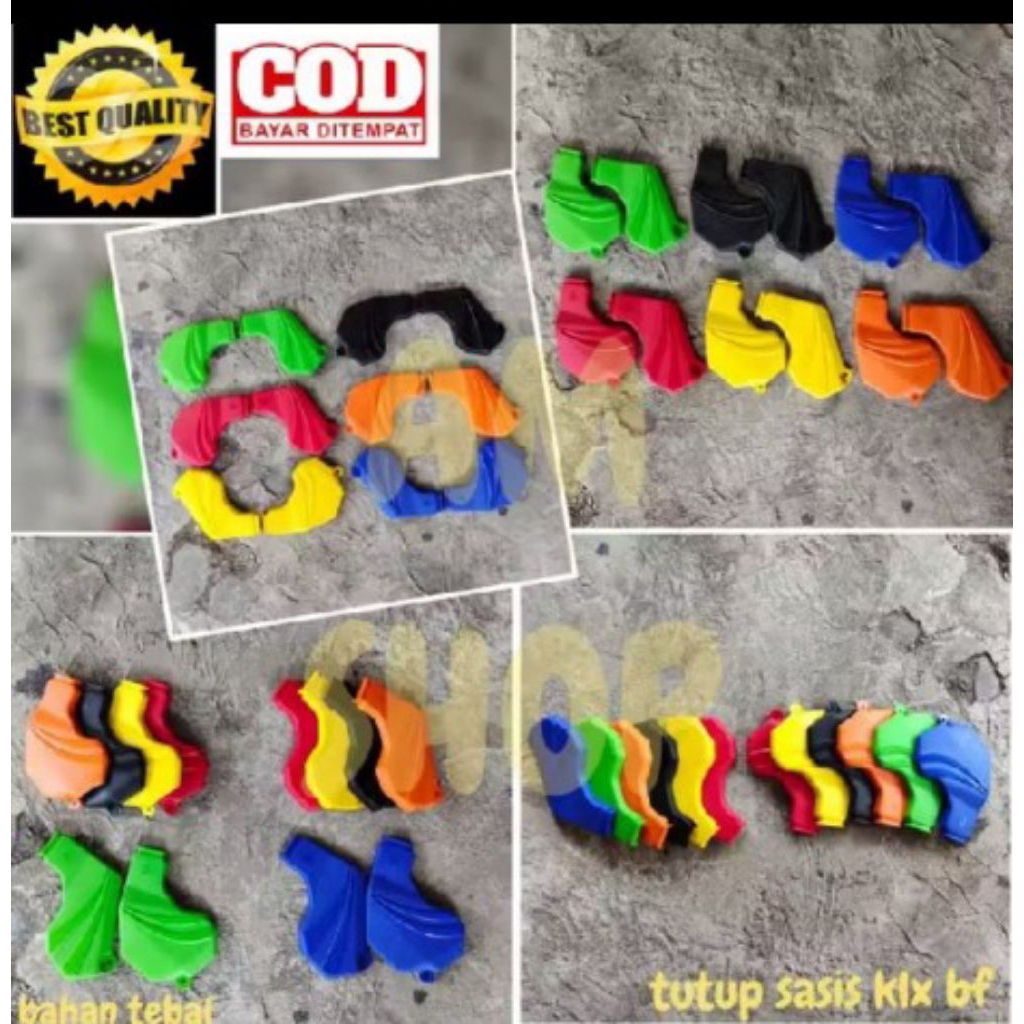 TUTUP SASIS KLX BF COVER RANGKA KLXBF PELINDUNG RANGKA KLX BF TRAIL SUPERMOTO