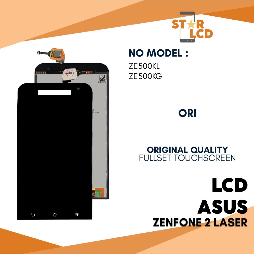 Grosir LCD Asus Zenfone 2 Laser / ZE500KL / ZE500KG - Fullset Touchscreen Original