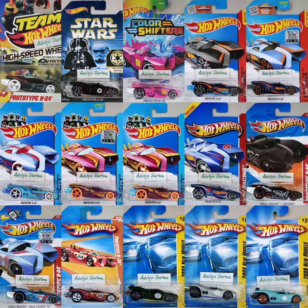 hotwheels hot wheels prototype H-24 H24 H 24 edisi disney star wars hw race hw city thrill racers ra