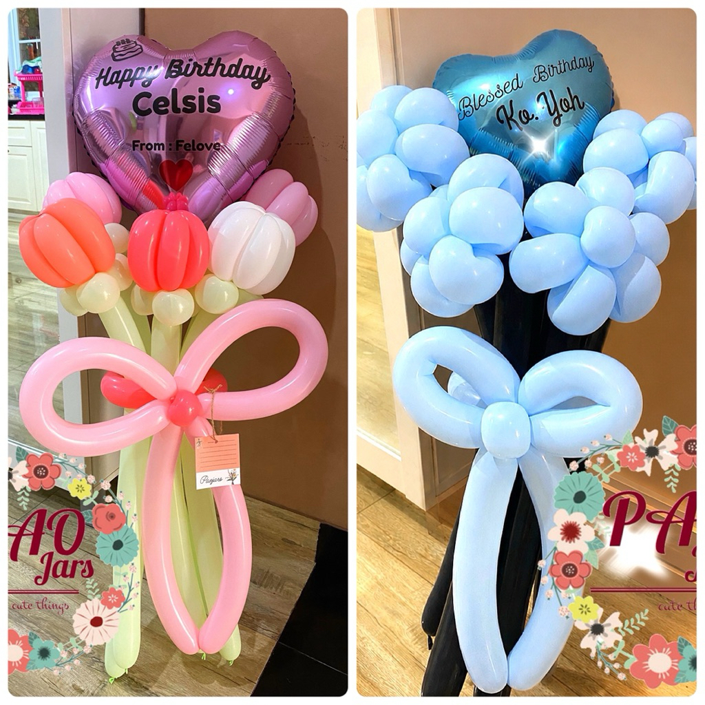 buket bunga balon wisuda ulang tahun valentine / buket balon / buket bunga