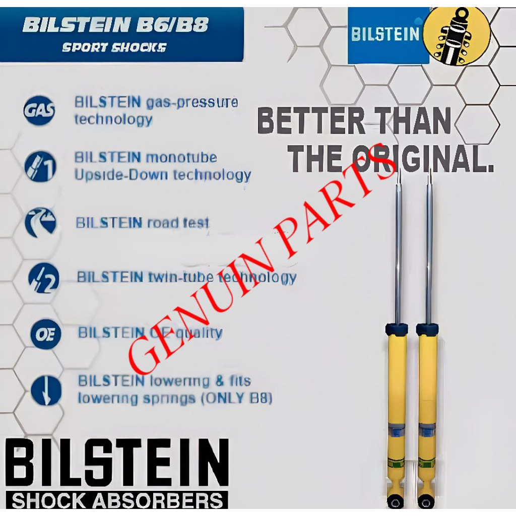 SHOCKBREAKER BELAKANG MAZDA 2 BILSTEIN B6