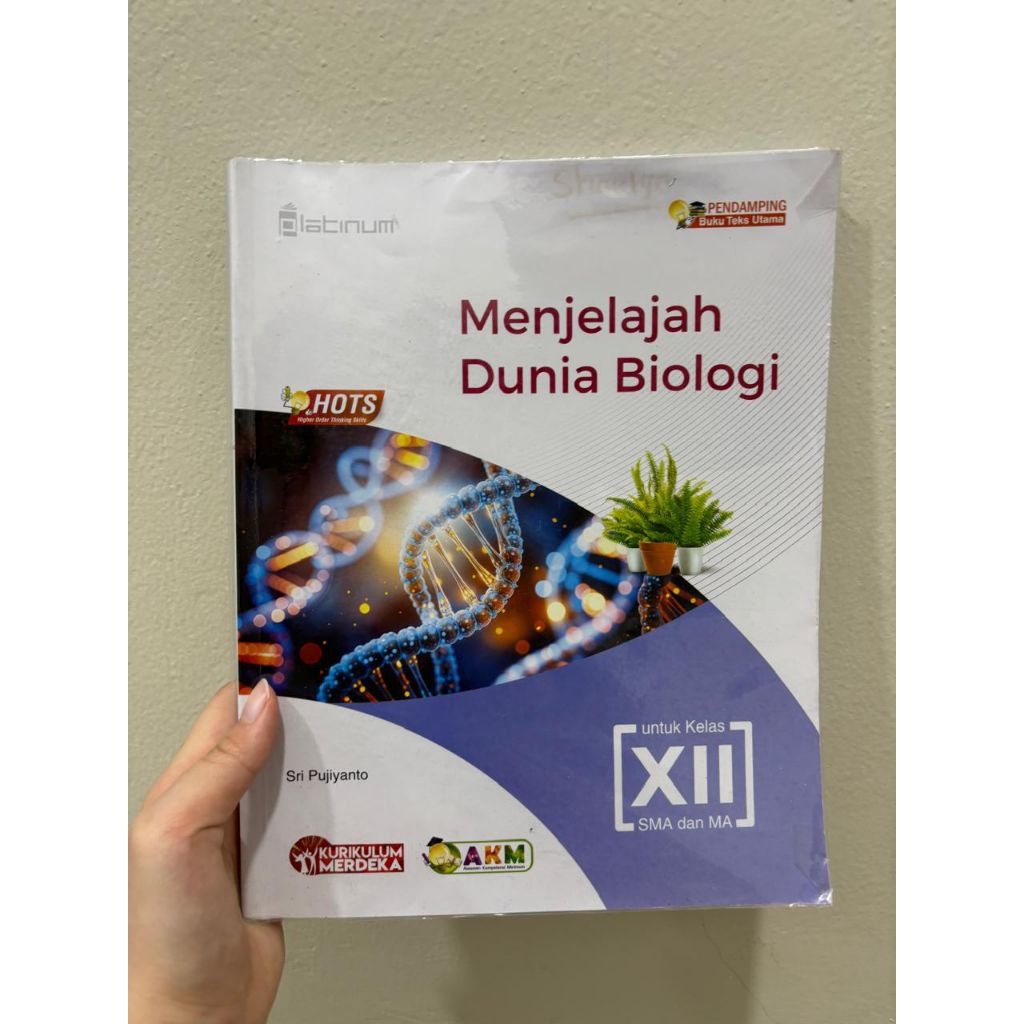 PLATINUM Penerbit Tiga Serangkai - Buku Pelajaran Bekas Biologi Kelas 12 SMA Kurikulum Merdeka