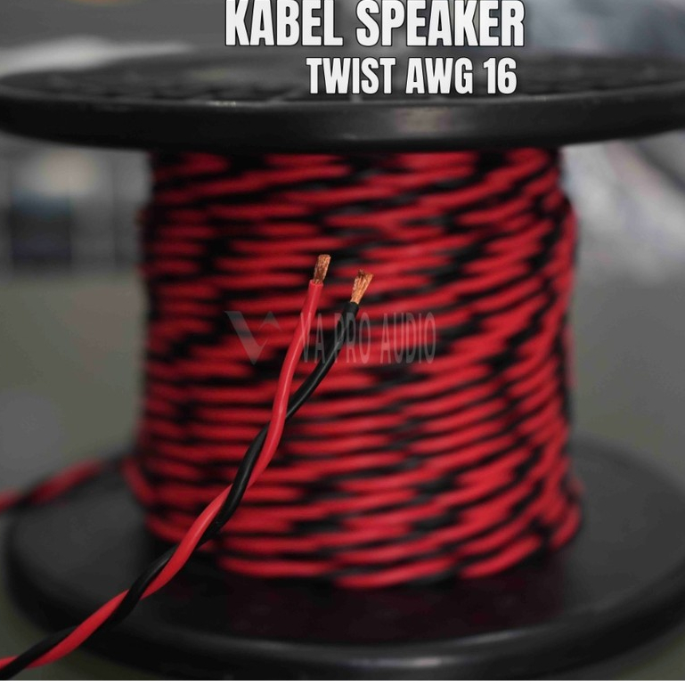kKabel speaker twist 16awg vermouth 1meter