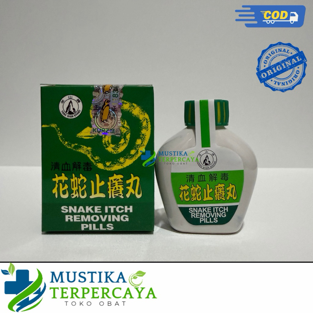 Obat Herbal Snake Itch Removing Pills - Obat Alergi Gatel