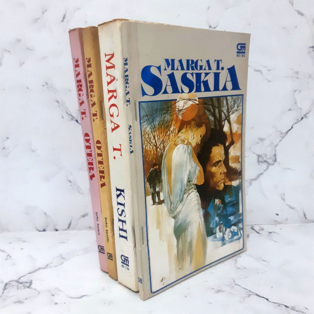 Novel Trilogi Saskia Kishi Oteba Fullset 4 Buku Marga T. Preloved Ori