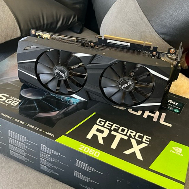 ASUS RTX 2060 6GB DDR6 192BIT NVIDIA VGA / RTX2060 6GB / Second bekas