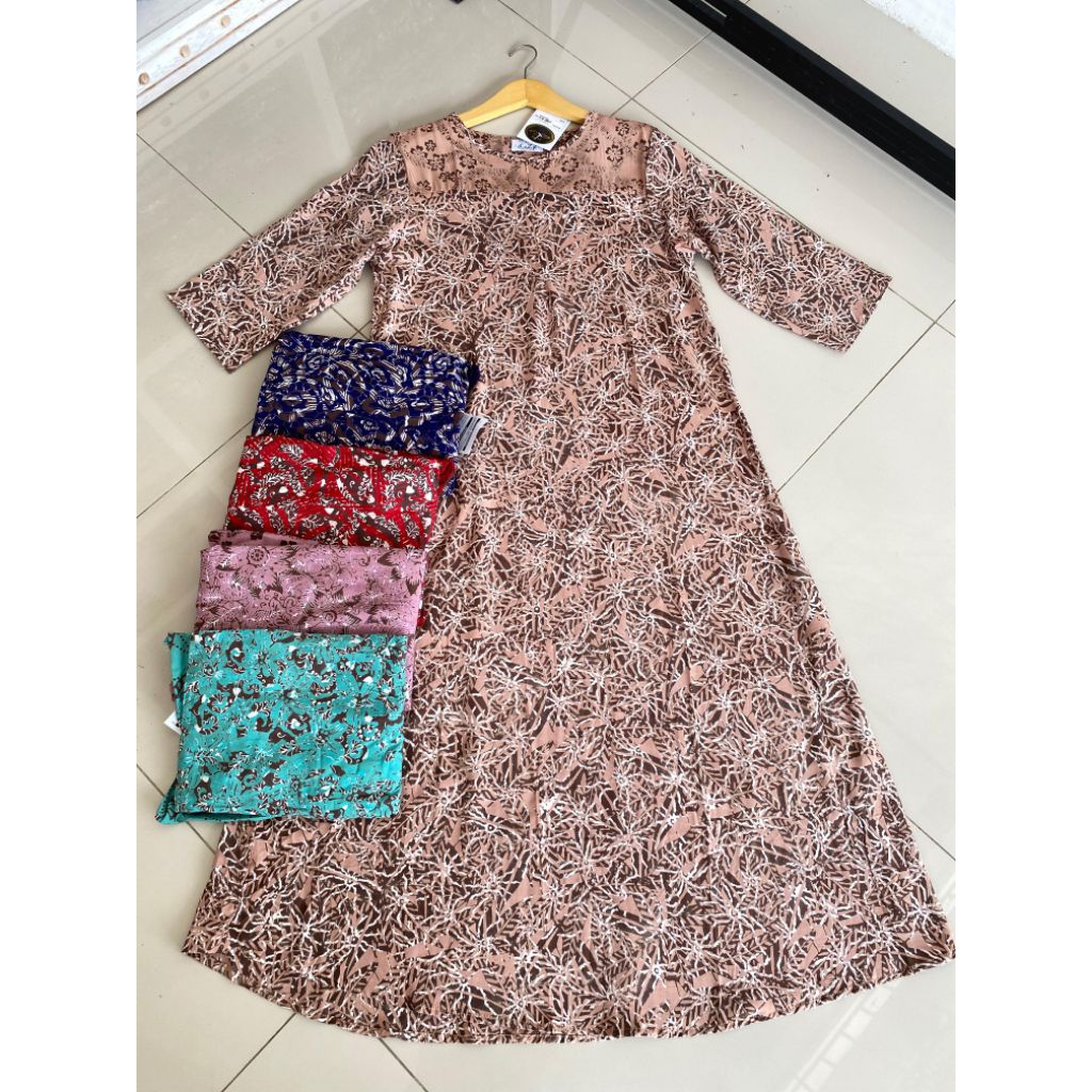 Luza ~ Daster Yussi Busui by Batik Luza| Daster Luza| Gamis Luza| Busui Friendly| Daster Busui